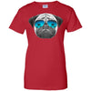 PUG - Pug Dog with sunglasses T Shirt & Hoodie