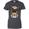 PUG DOG - Cute Pug Puppy Dj Wearing Headphones and Glasses T Shirt & Hoodie